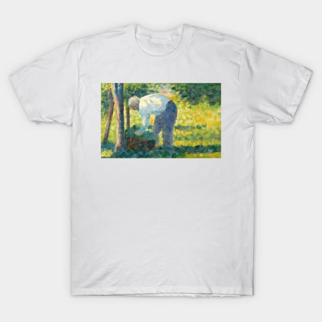 The Gardener by Georges-Pierre Seurat T-Shirt by Classic Art Stall